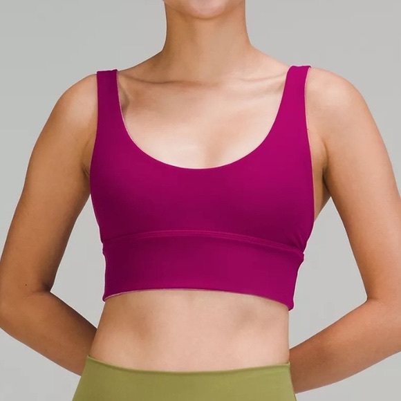 Lululemon Align Sports Bra - Magenta Purple - Picture 2 of 2